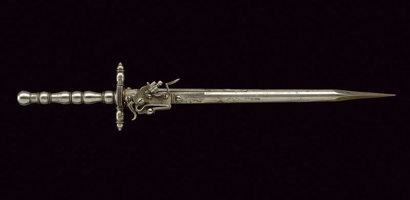 art-of-swords:  Combination Dagger with Flintlock Gun Dated: 19th century Culture: