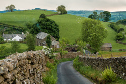 bluepueblo:  Country Lane, Cumbria, England