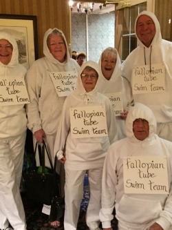 ciccosenpai:  Can someone tell me why the fuck the people in my grandparents old folks community dressed up as sperm for Halloween?  I feel like I’m having a stroke