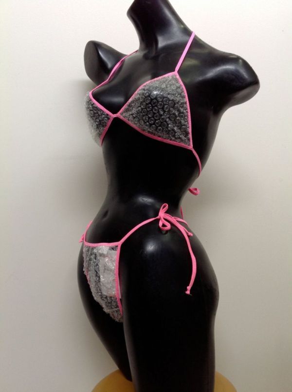 Bubble wrap bikini