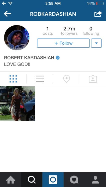 heidiblairmontag:Rob Kardashian unfollows everyone, including his family on Instagram and compares K