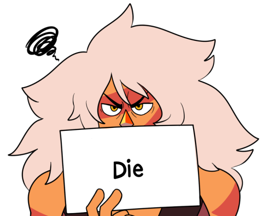 bismuthspartnerincrime: just-another-su-critical-blog:   toxic-latte:  People…. always assume that Jasper is going to be sweet and caring once she’s unbubbled. Nah my baby Jasper is going to be difficult. She’s not going to cooperate and she’s