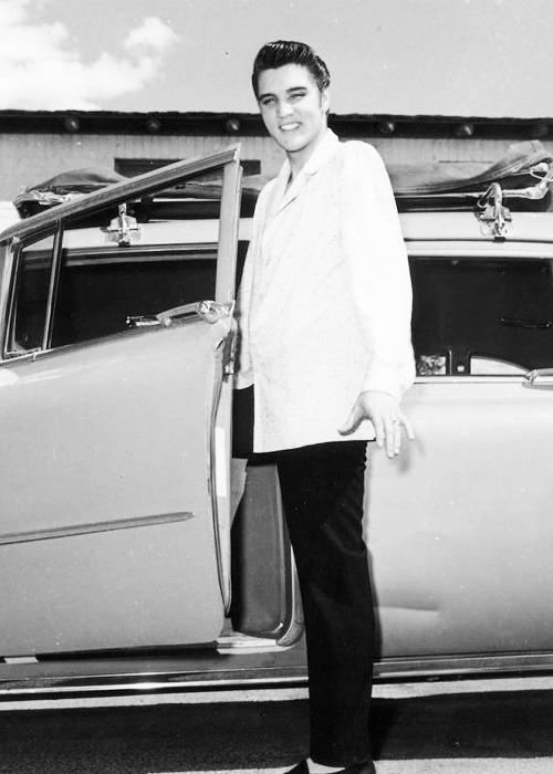 itsnowornever1950:  Presley in Las Vegas, April 26, 1956. 