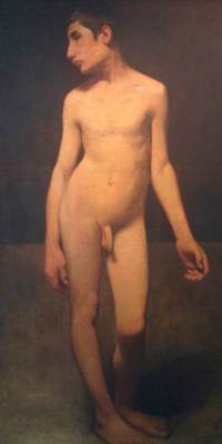 Eliseu Visconti (b 1866, Giffoni Valle Piana, Italy – d 1944, Rio de Janeiro, Brazil), boy nude