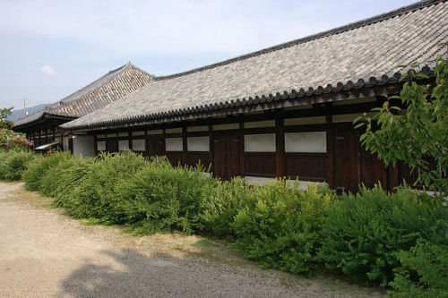 The zenshitsu (Zen room) at Gangō-ji, which is the oldest temple in Japan.