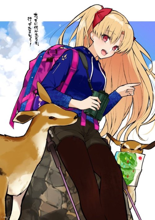 utayo_i: &ldquo;エレちゃんらくがき♩一緒に登山したい〜！ #FGO #FGOフェス https://t.co/Vr5Rn6wBHe&rdquo;