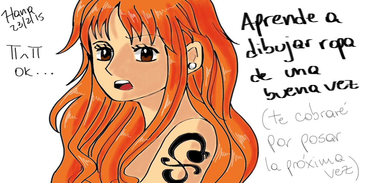Nami: LEARN HOW TO DRAW CLOTHES FOR GOD SAKE (I&rsquo;m going to charge you next