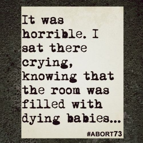 prolifefemale:ourlovestoryismyfavorite:cultureshift:Abortion kills one and forever wounds another. I