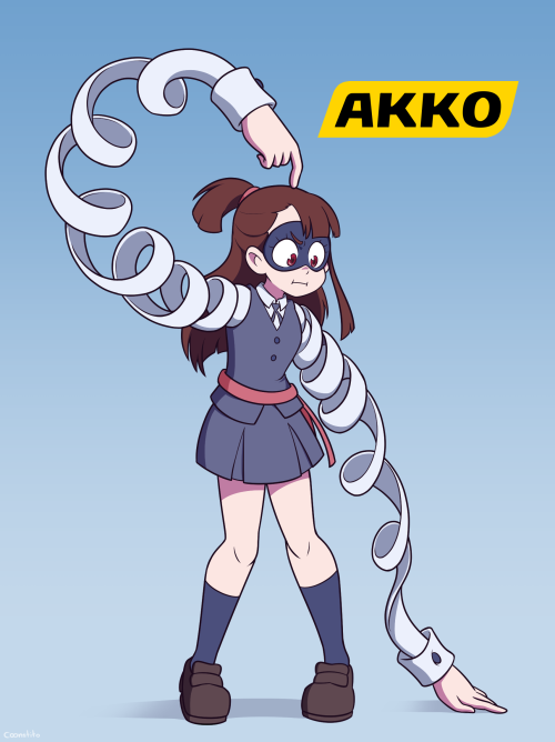 ARMS Akko and Mina, cuz I had these silly ideas when Min-min came to smash and I tend to draw these 