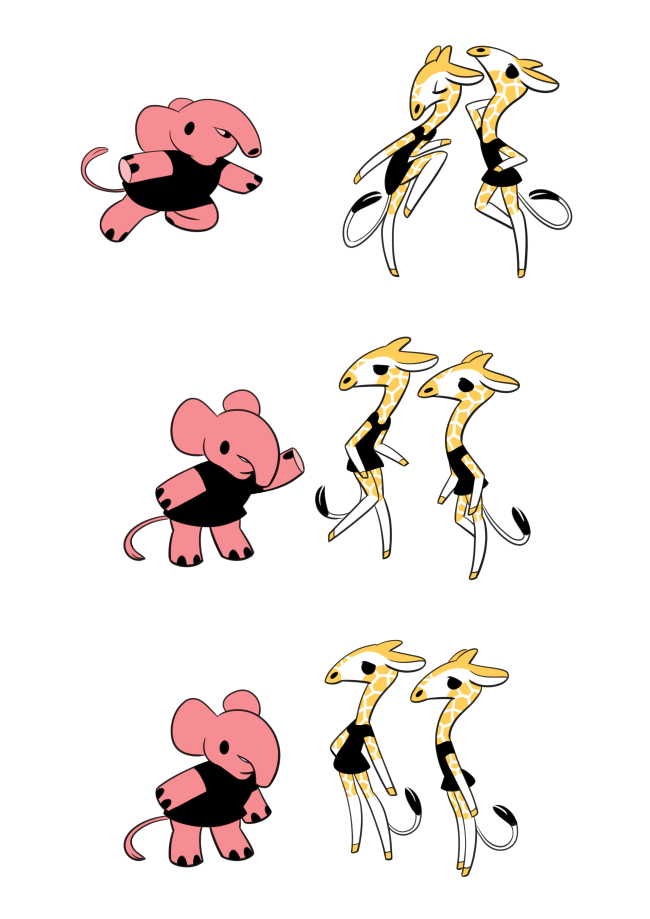 stutterhug:  Strike A Pose Tapastic . Twitter . 