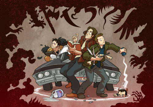 pallasperilous: Hey it’s my “all-purpose Supernatural fanart” profile banner! 