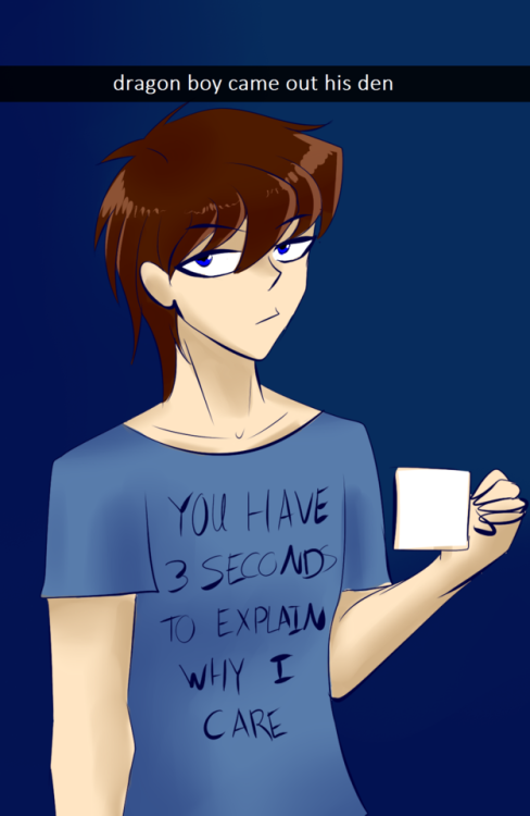 rykuradraws:just another morning at the kaiba household