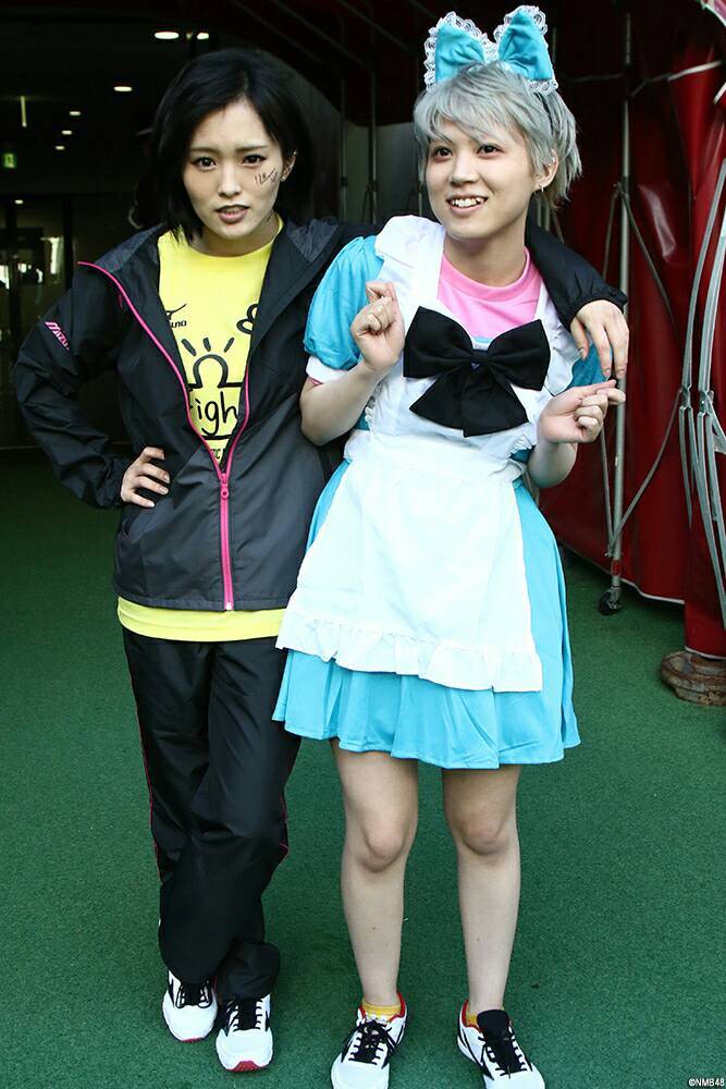 straydogmiaow:NMB48 秋の大運動会☆彡 山本彩♪ 木下百花＆太田夢莉♪