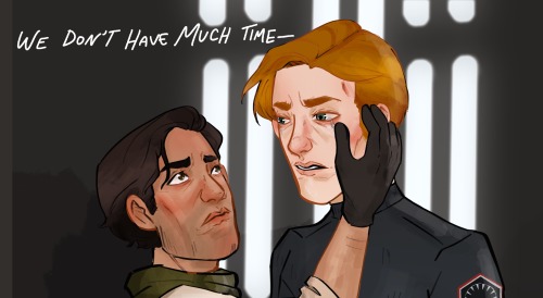 gingerpilotweek: queenphasma:We Don’t Have Much Time A little illustration to accompany my fic for