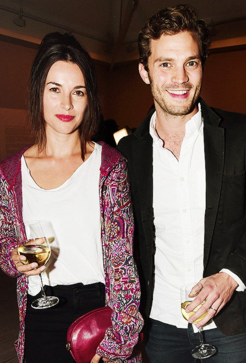 50shades:   Jamie Dornan &amp; Amelia Warner at the new Photographic Exhibition