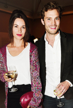 50shades:   Jamie Dornan &amp; Amelia Warner at the new Photographic Exhibition By Sam Taylor-Johnson  