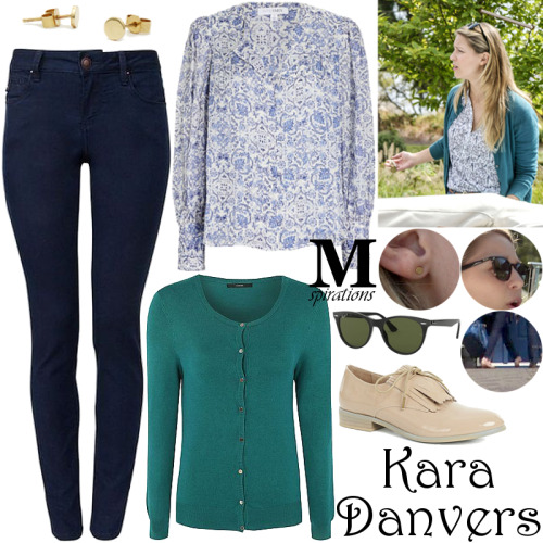 Kara Danvers &ldquo;Midvale&rdquo; - 3x06Ray Ban Wayfarer II ClassicStone and Strand  T