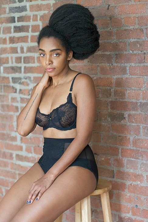 thelingerieaddict: ecstasymodels: What’s Underneath Cipriana  Quann Flawless.