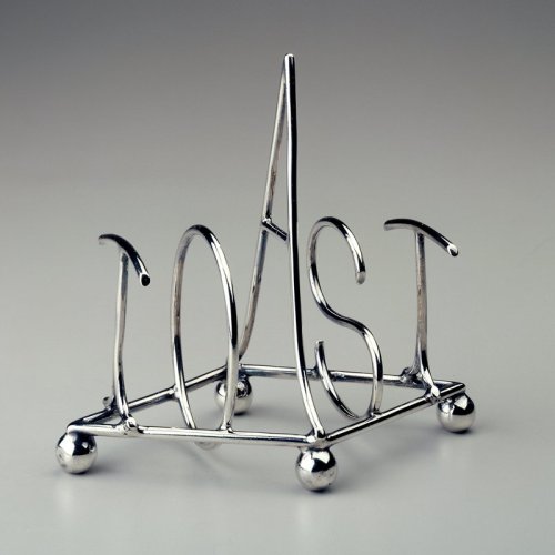 jerusalemcrickets:toast rack, 1927designed by hukin &amp; heath