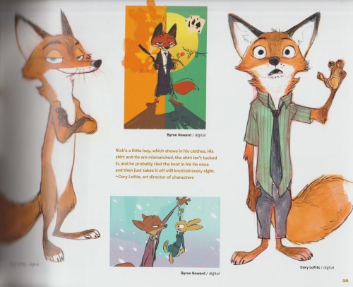 jsdchamp99:I finally managed to get The Art of Zootopia concept art book. Here’s some scans of the p