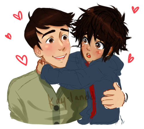 kay-landd:  tiny nerd child hiro! <3 