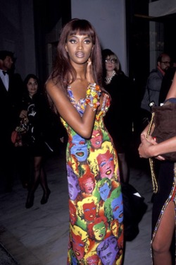 aestheticgoddess:  Naomi Campbell in Versace 1991