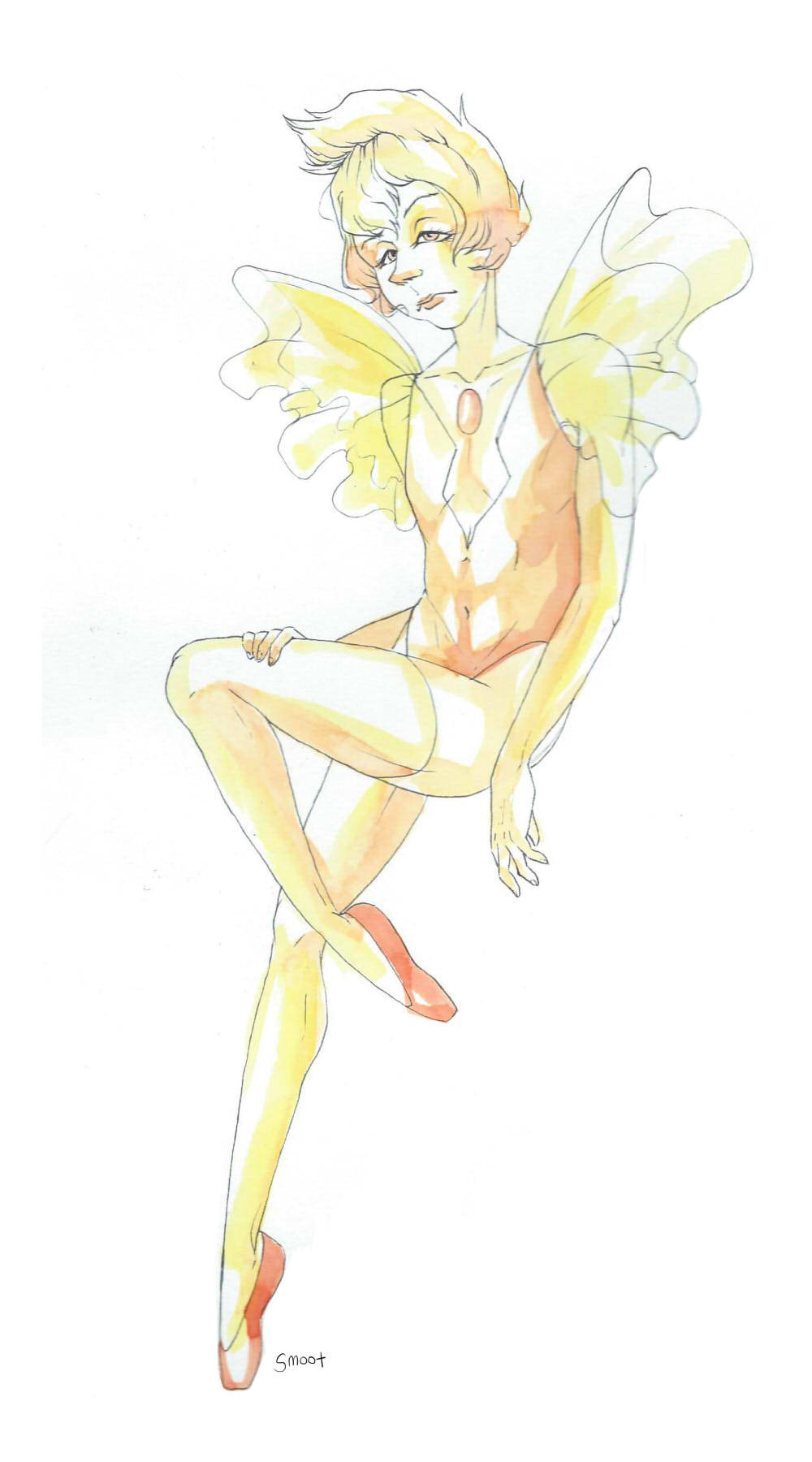 smootio:  Pearl body studies + my idea of what pink diamond’s pearl could look