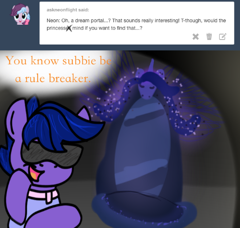 askthesubconsciousponies:  Magic Mirror on the wall, who’s the most annoying of