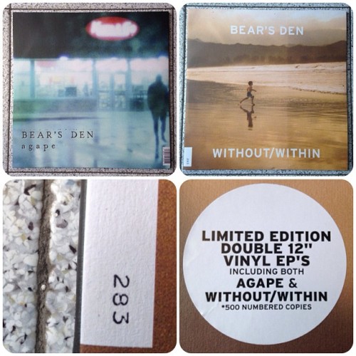 Bear’s Den - Without/Within &amp; Agape double vinyl EP’s Limited Edition (283/500)