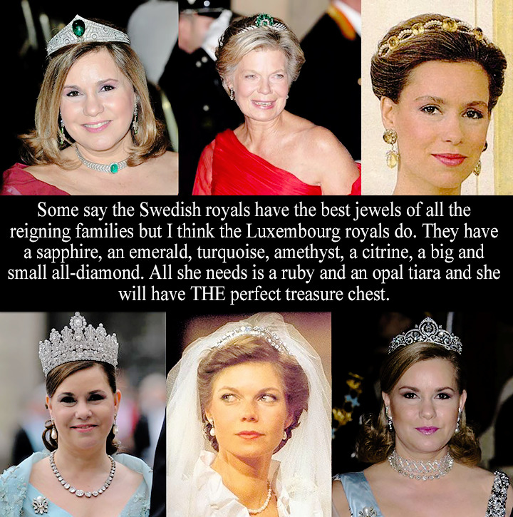Royal-Confessions — “Some say the Swedish royals have the best jewels