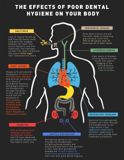 anatomyinmotionapp-blog-blog:  The Effects of Poor Dental Hygiene on Your BodyFull Graphic, with more information and citations here: http://bit.ly/Wd2qum