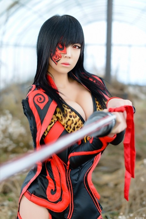 cosplaygirl:  アサガヲBlog : 【韓国】人気MMORPG「Blade&Soul」のコスプレが・・・Oh！ダイナマイツ！ 