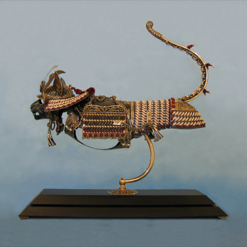 Jeff de Boer, animal armor1. 15th-century Maximilian rat2. Tournament mouse3. Dog warrior Kwan helme