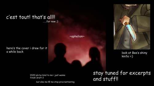 em-dashes:OKAY I finally gave in and made a crappy comic sans slideshow. Here is a vague intro to my