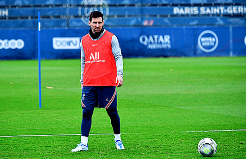 LIONEL MESSI↳ Paris Saint-Germain Training Session (April 13, 2022)