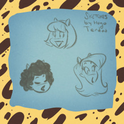   Late night sketches of Josie and the Pussycats from Archie