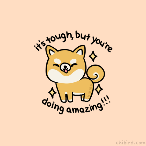chibird:Debuting my positive puppers! ✨I’m so proud of these little doggos, and I hope their positiv