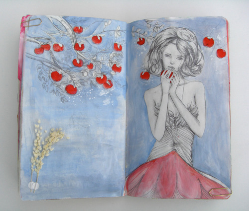 lohrien:  Sketchbook Project - Illustrations by Marjolein Caljouw part II (part I)