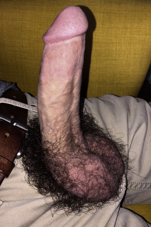 horny4mansmells:  Nice hairy balls….