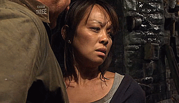 janto-owns-my-soul:merindab:Toshiko Sato and Ianto Jones, BAMFSLook at the precious babies. :)