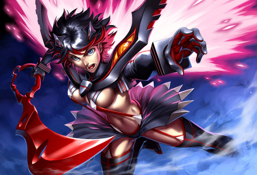 madmothmiko:    Drake Tsui: Kill La Kill Fanart   Tumblr URL: quirkilicious  <3 <3 <3 <3