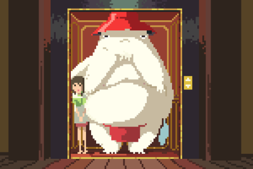 ca-tsuka:  8-bit Ghibli by Richard J. Evans 