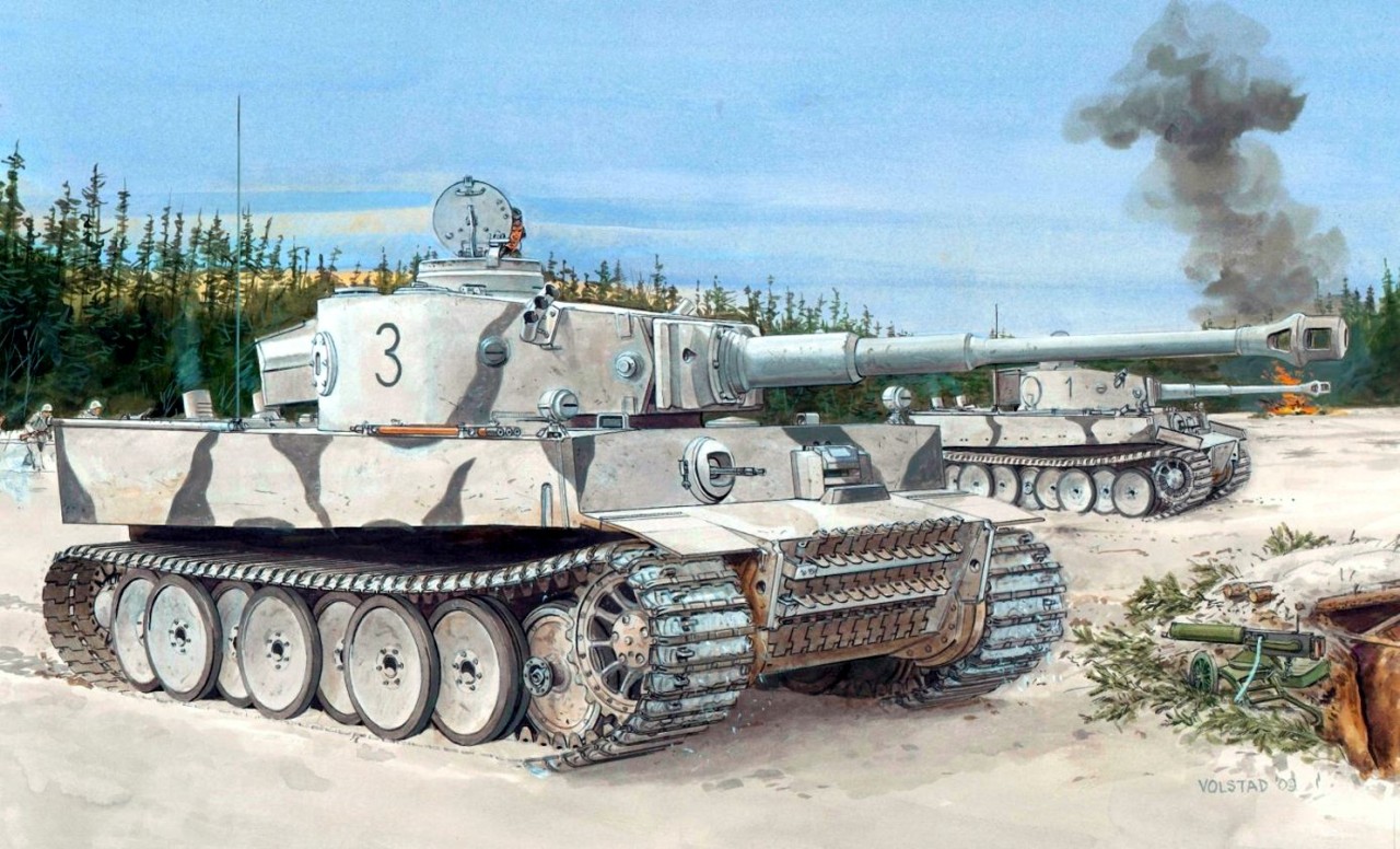 1943 01 Rostov na Donu Panzer VI Tiger - Ron Volstad