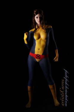 nerdybodypaint:  Kitty Pryde 3 by Elle-Cosplay