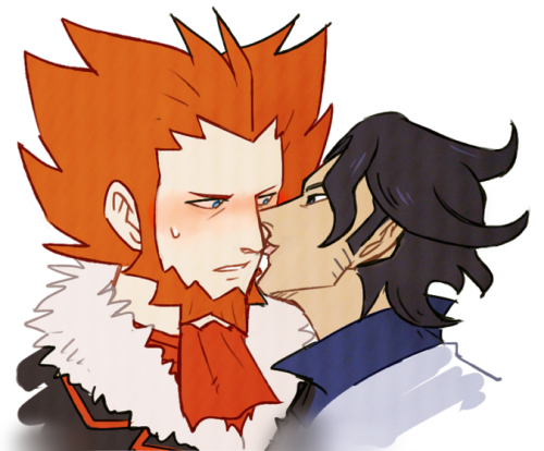 rmagpf:  I just meant to draw some Lysandre but Sycamore keeps invading my drawings, that fiend 