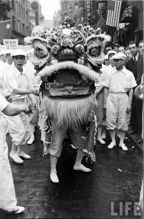 orientallyyours:Chinese Humiliation Parade, May 10, 1938. New York City. Photographer: Peter Stackpo