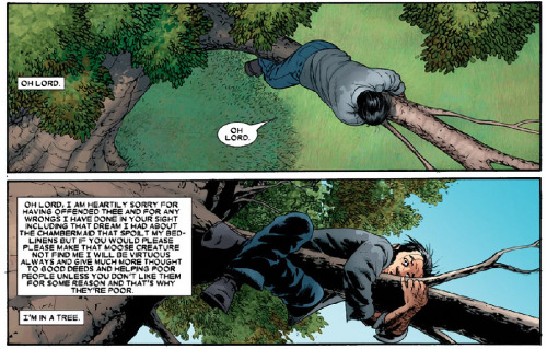 buttwade:Astonishing X-Men Vol.3 #15-16remember that time Logan got regressed to a child and everyth