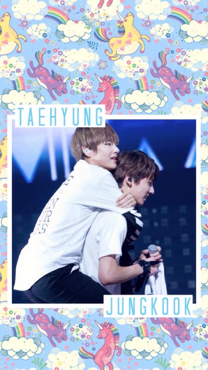 Porn bangtansonyoongix:  Taekook lockscreens! photos