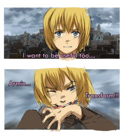 gokunobaka:  Boku no Armin. 