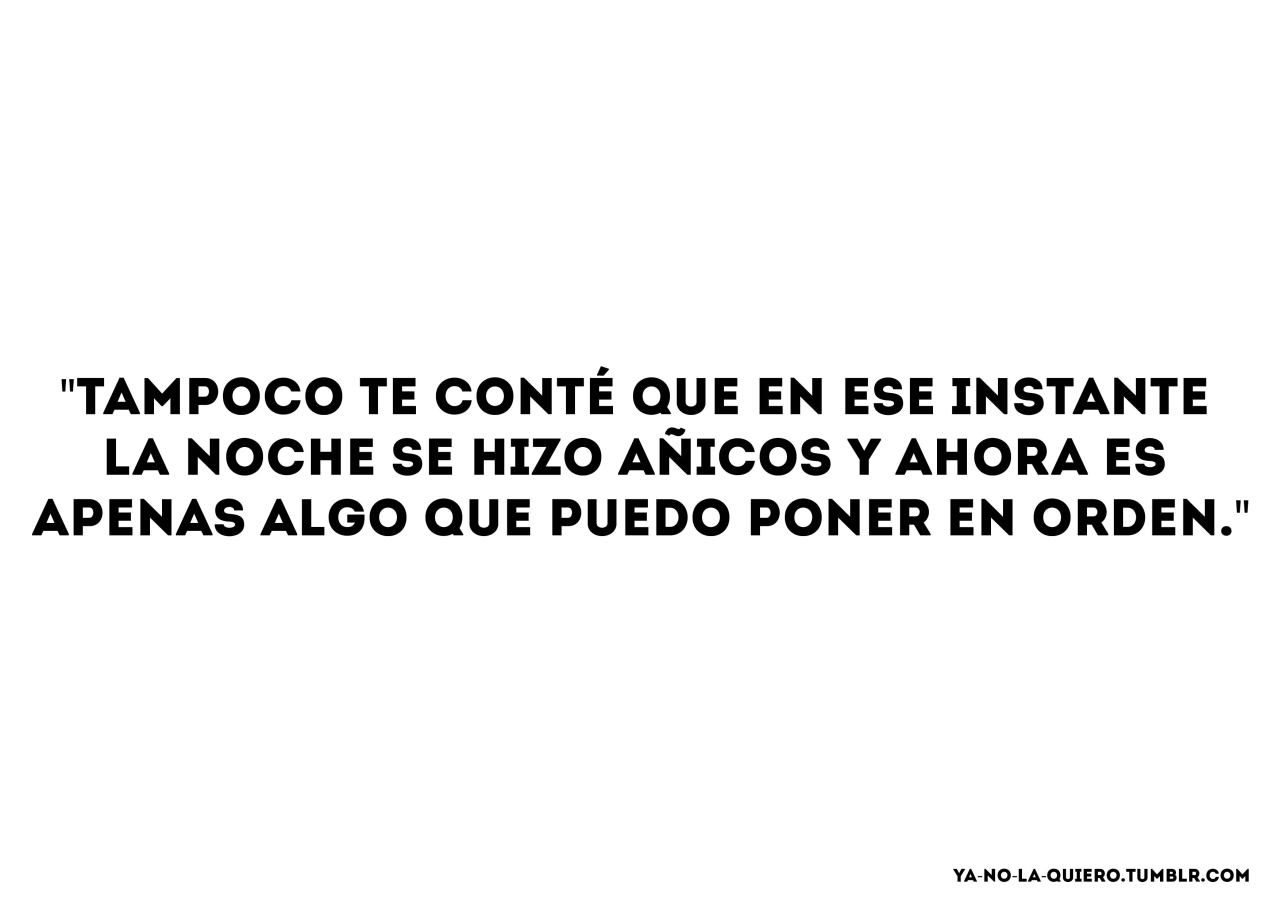 Ya no la quiero — Y por eso rompimos / Daniel Handler